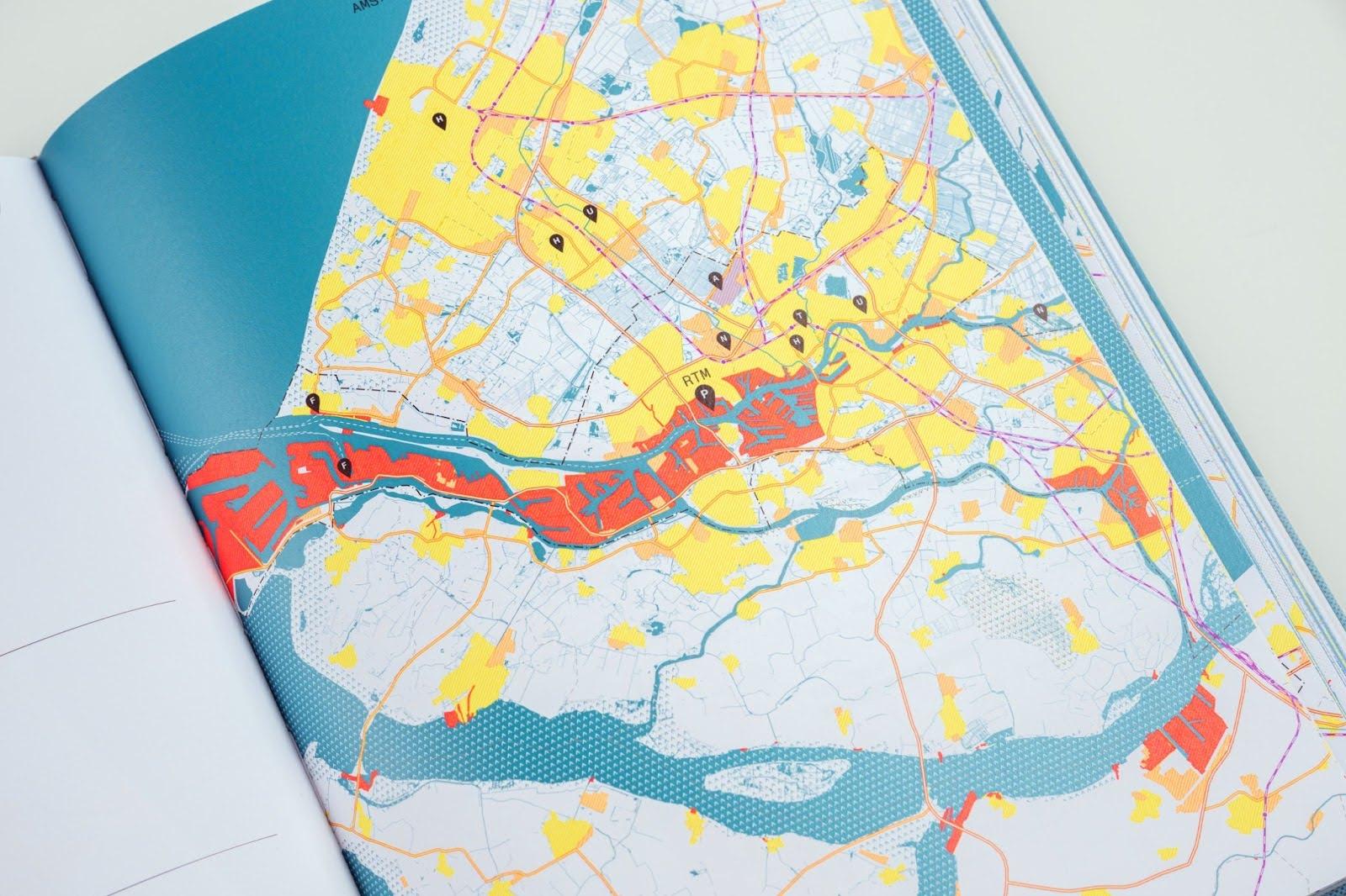 Figure 1: Map of the port city territory of Rotterdam, taken from Hein, van Mil and Ažman-Momirski, 2023.