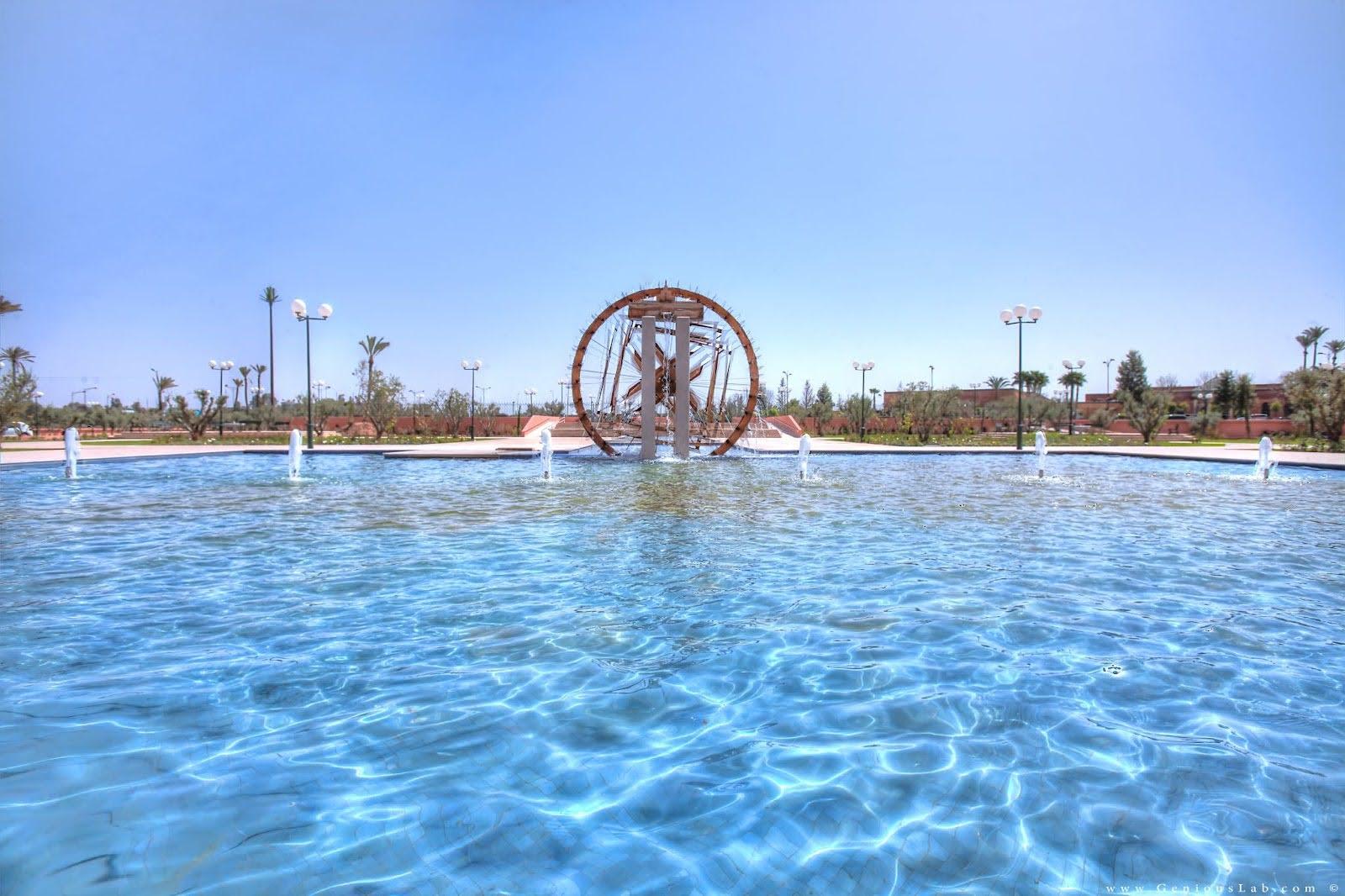 Figure 2. Hydraulic model outside the Mohammed VI Museum for Water Civilization. Source: Musée Mohammed VI de la civilisation de l'eau au Maroc