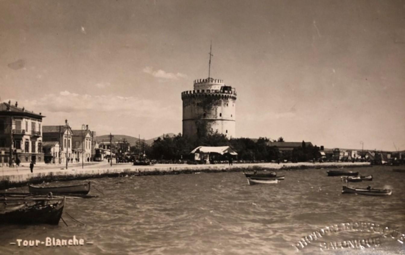 Figure 2. Photo showing the White Tower (Tour Blanche), before 1917 (from personal collection)