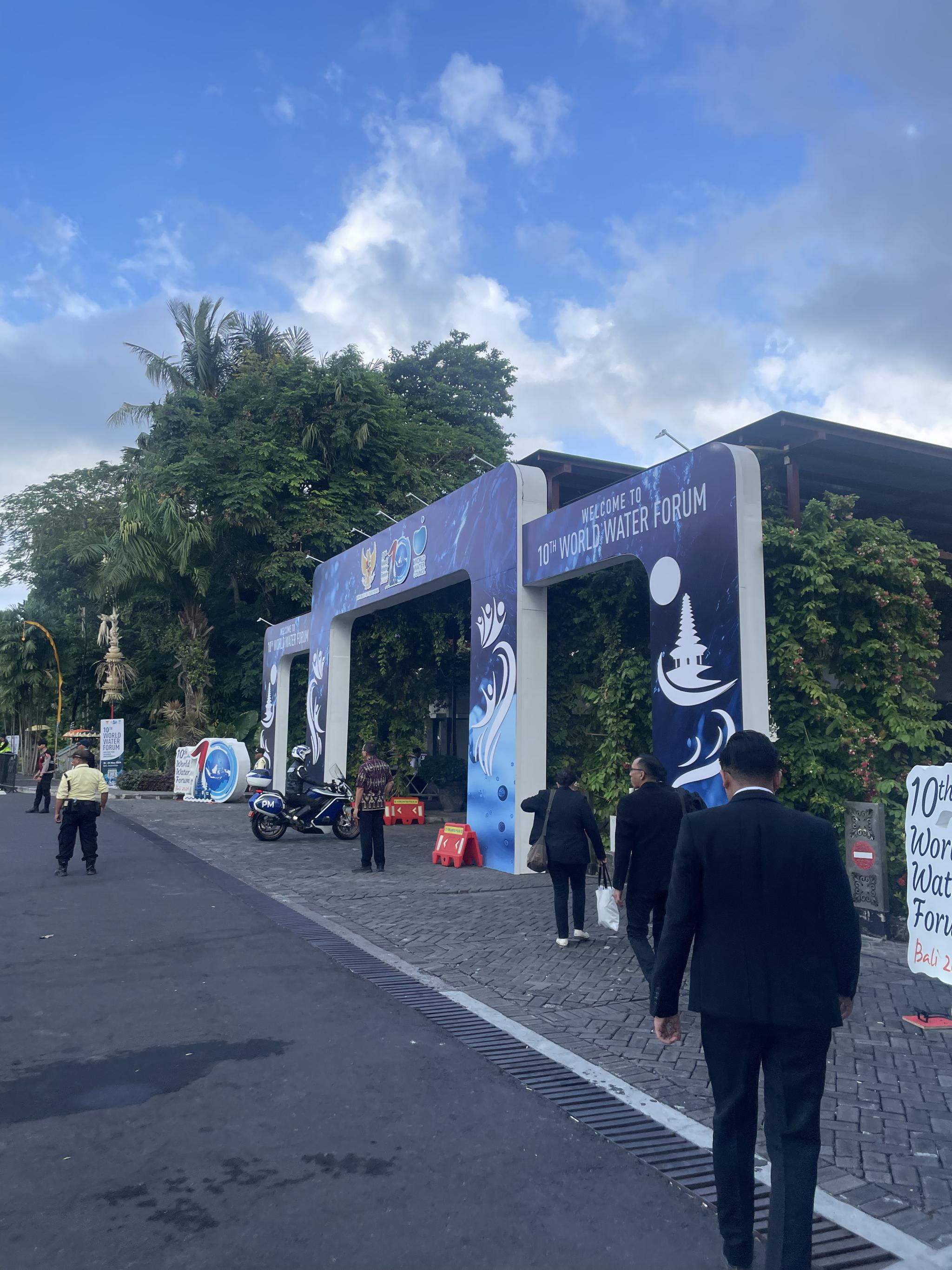 entrance to the world water forum