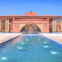  View of Mohammed VI Museum for Water Civilization in Marrakech, Morocco. 