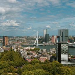 Rotterdam city view